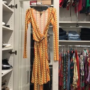 Silk wrap dress by Issa London. Size 2.